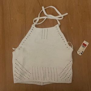 Crochet garage halter top